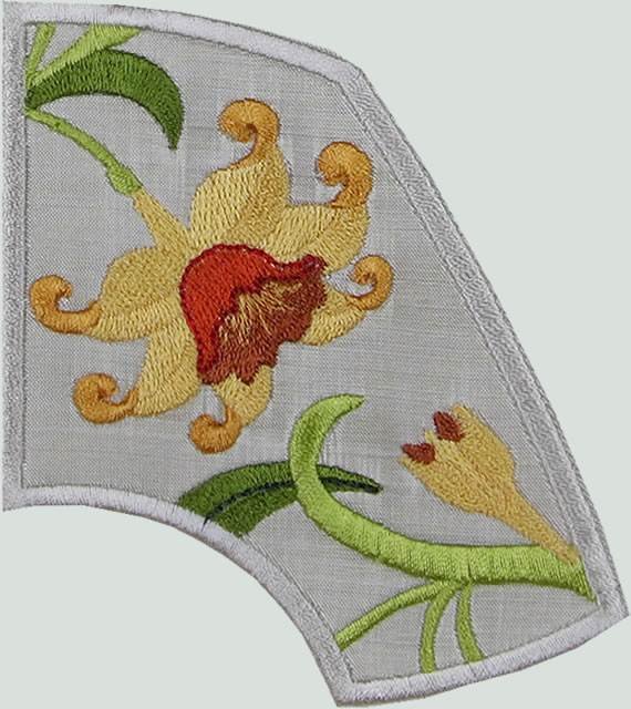 BFC0766 QIH Art Nouveau Hobo Bag