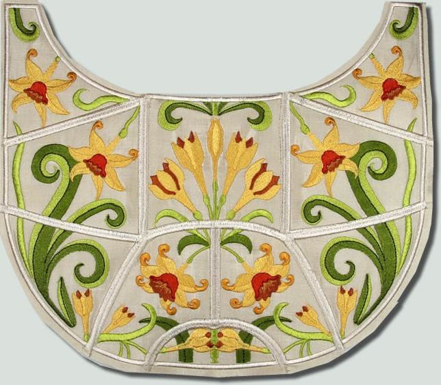 BFC0766 QIH Art Nouveau Hobo Bag