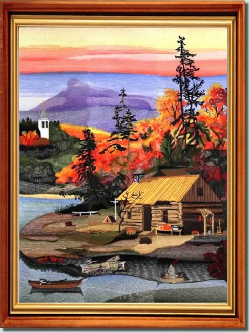 BFC0773 Window - Four Seasons - Fall Sunrise
