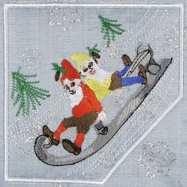 BFC0776 QIH Victorian Christmas Tote Bag