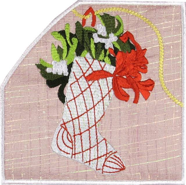 BFC0776 QIH Victorian Christmas Tote Bag