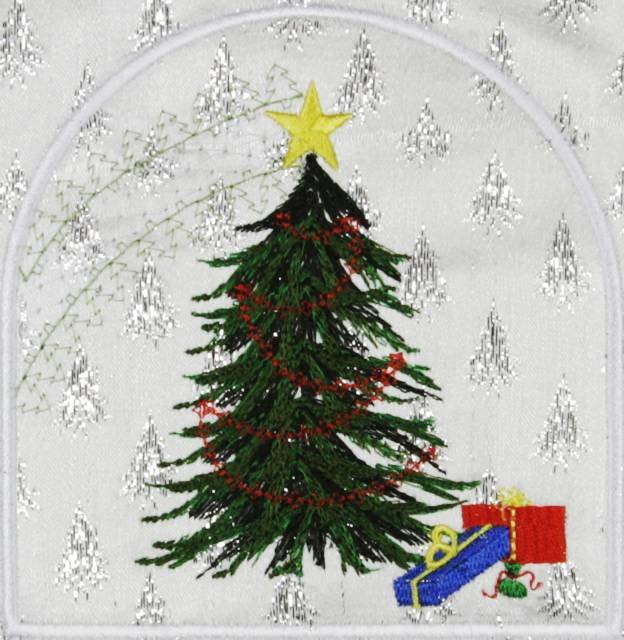 BFC0776 QIH Victorian Christmas Tote Bag