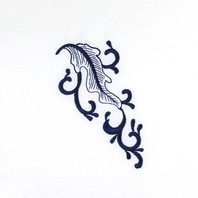 BFC0780 Chinese Indigo Work