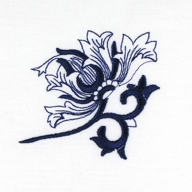 BFC0780 Chinese Indigo Work