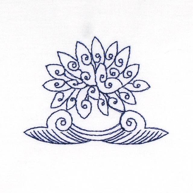 BFC0780 Chinese Indigo Work