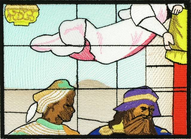 BFC0787 Stained Glass - Adoration of the Magi