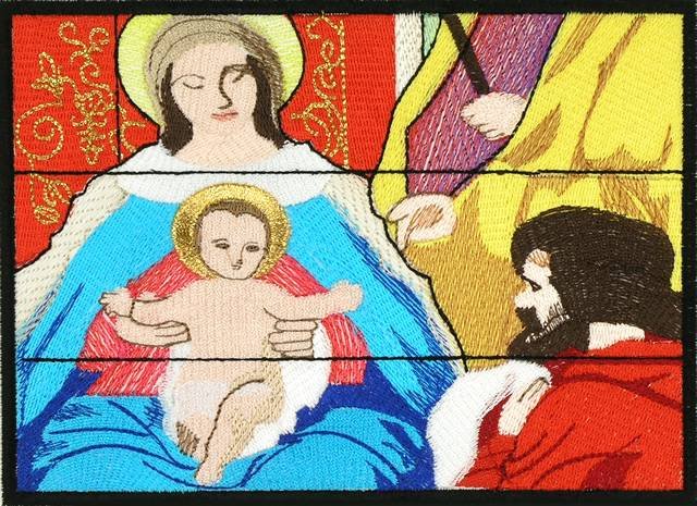 BFC0787 Stained Glass - Adoration of the Magi