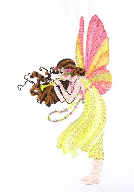 BFC0790 Block 1 of 12 Fairy Land Quilt - The Music Fairy