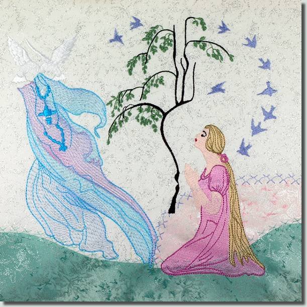 BFC0791 Block 2 of 12 Fairy Land Quilt - The New Fairy