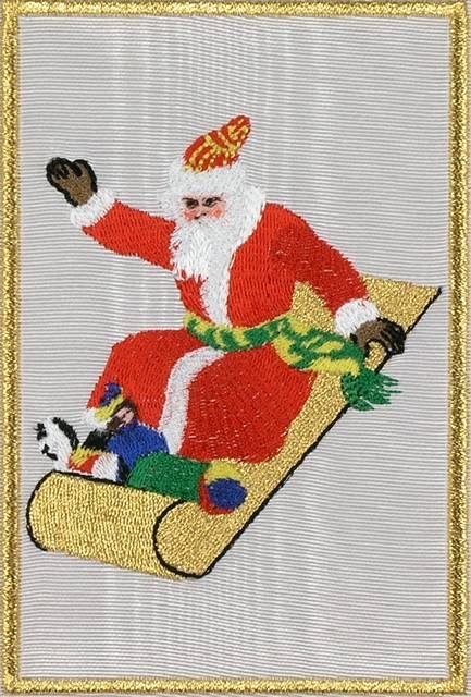 BFC0798 Postcards - Santa on the Move