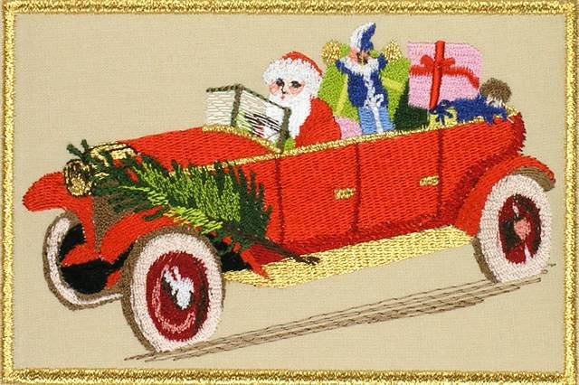 BFC0798 Postcards - Santa on the Move
