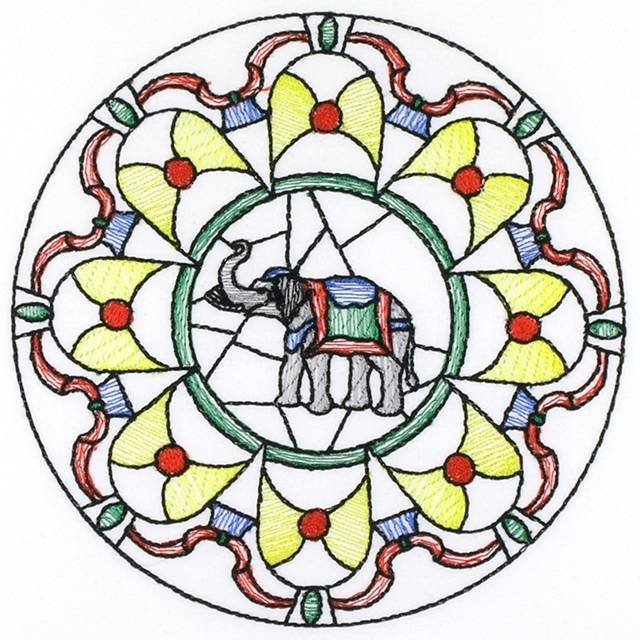 BFC0800 Stained Glass Mandalas