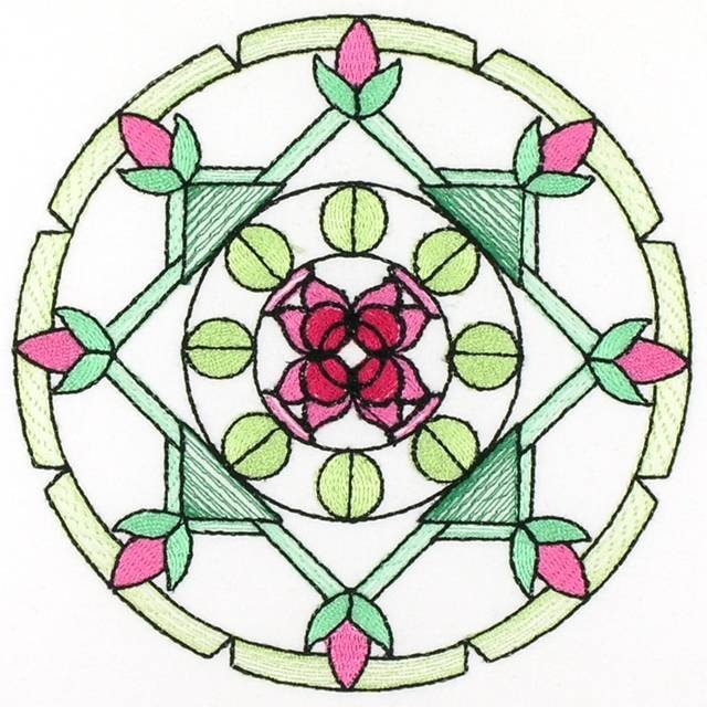 BFC0800 Stained Glass Mandalas
