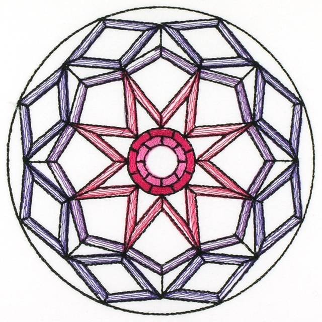 BFC0800 Stained Glass Mandalas