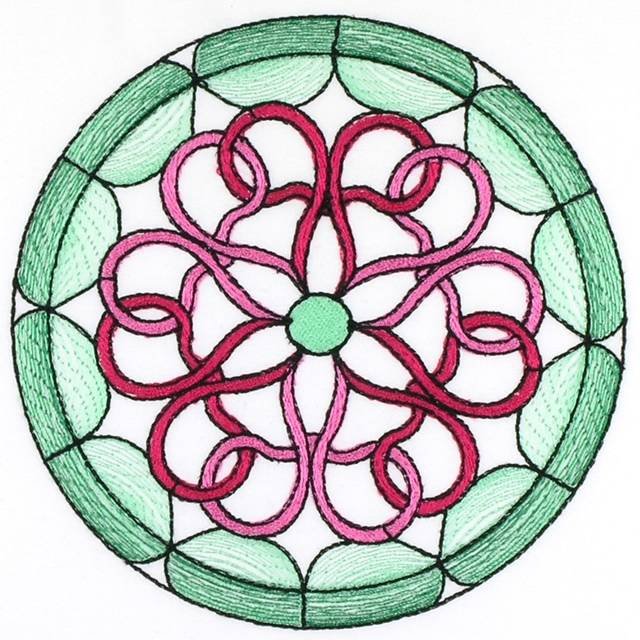 BFC0800 Stained Glass Mandalas