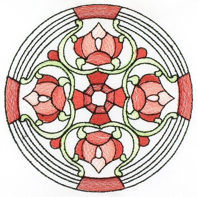 BFC0800 Stained Glass Mandalas