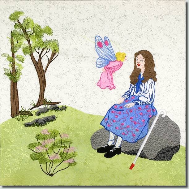 BFC0802 Block 6 of 12 Fairy Land Quilt - The Healing Fairy