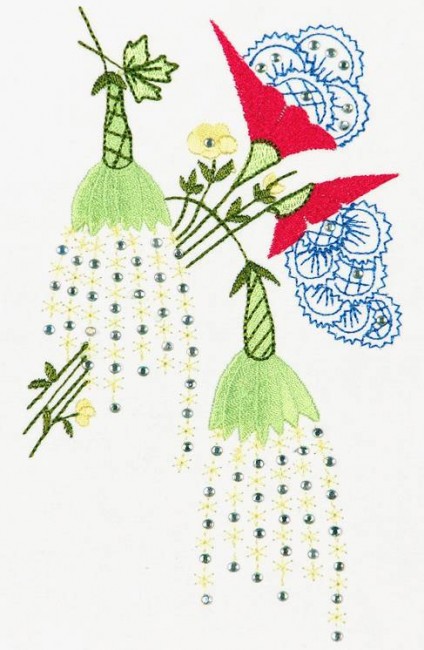 BFC0803 Floral Bling