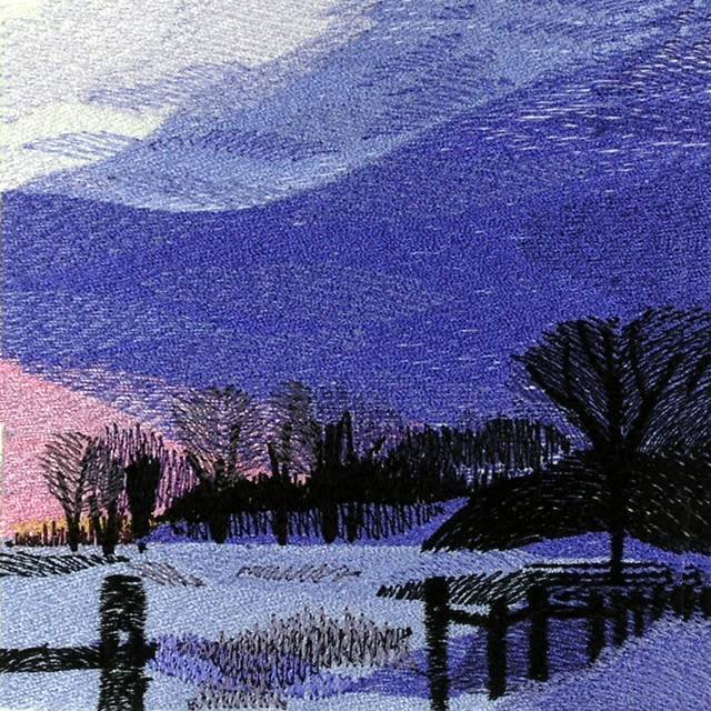 BFC0810 Window - Winter Sunset