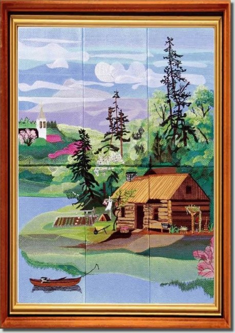 BFC0812 Window - Four Seasons Spring Awakening