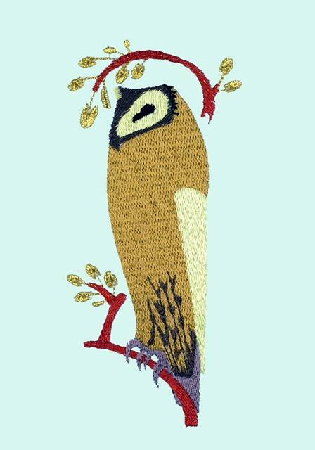 BFC0817 Art Nouveau Birds II