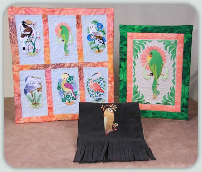 BFC0817 Art Nouveau Birds II