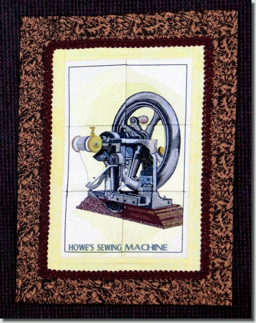 BFC0831 Window - Vintage Sewing Machine