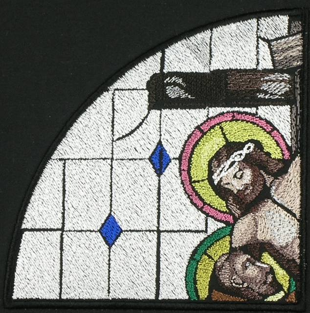 BFC0839 QIH Stained Glass - At the Cross