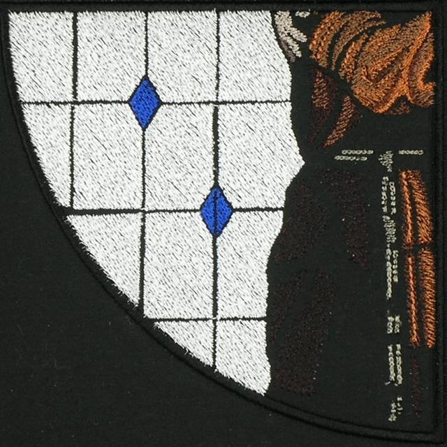 BFC0839 QIH Stained Glass - At the Cross