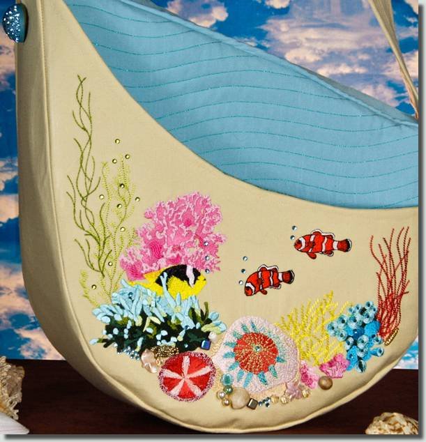 BFC0842 Convertible Handbag Coral Reef