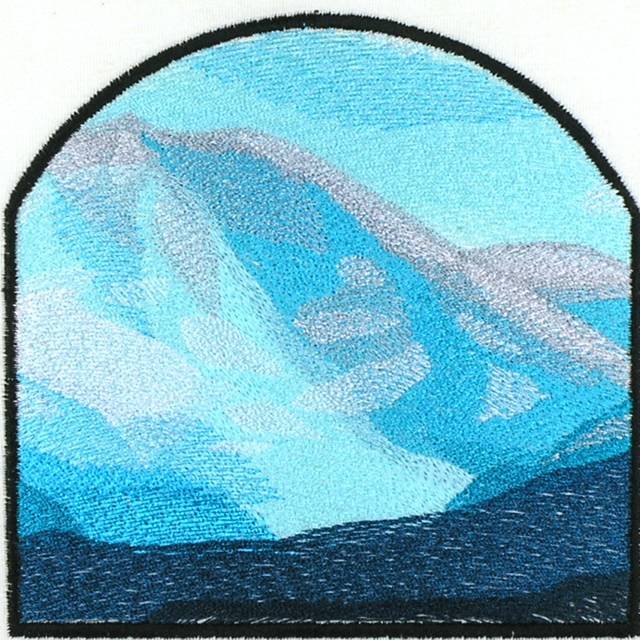 BFC0843 QIH Stained Glass - Mountain Vista