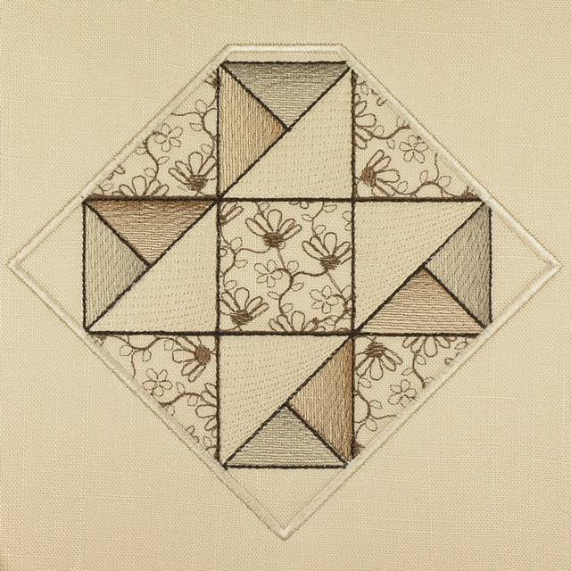 BFC0849 Convertible Handbag QIH Quilt Blocks