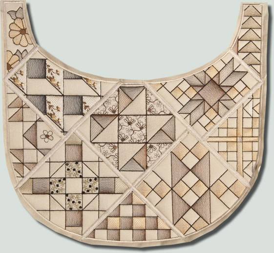 BFC0849 Convertible Handbag QIH Quilt Blocks