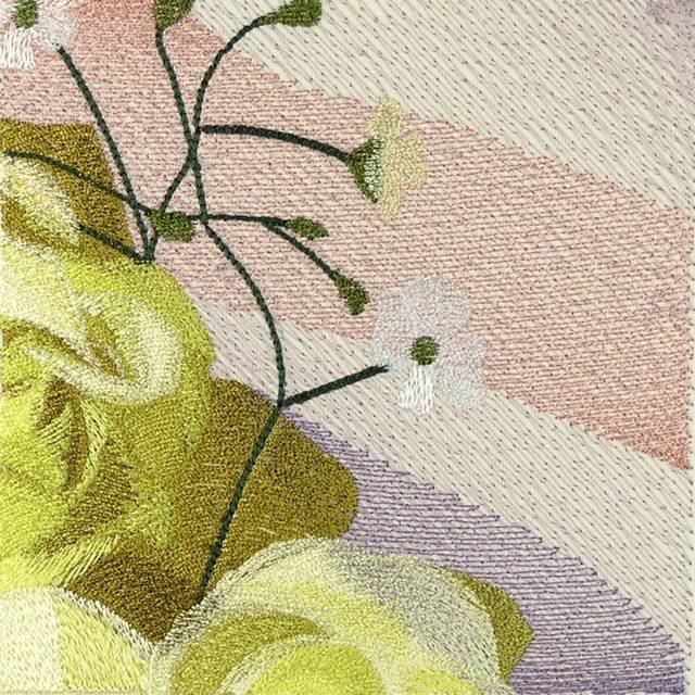 BFC0854 Window - Roses with Ballet Shoe