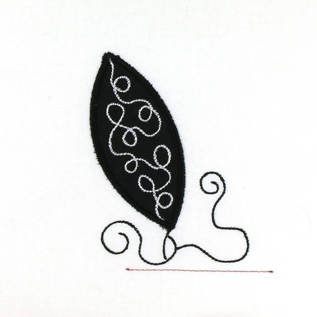 BFC0855 Convertible Handbag Series A Appliqué Leaves