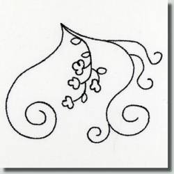 BFC0855 Convertible Handbag Series A Appliqué Leaves