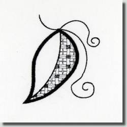 BFC0855 Convertible Handbag Series A Appliqué Leaves