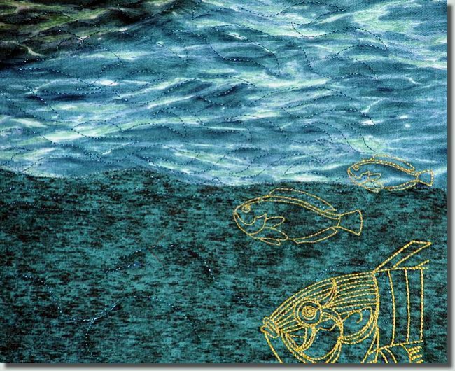 Art Quilt - Undersea Fantasy