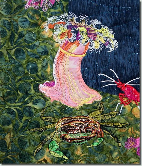 Art Quilt - Undersea Fantasy