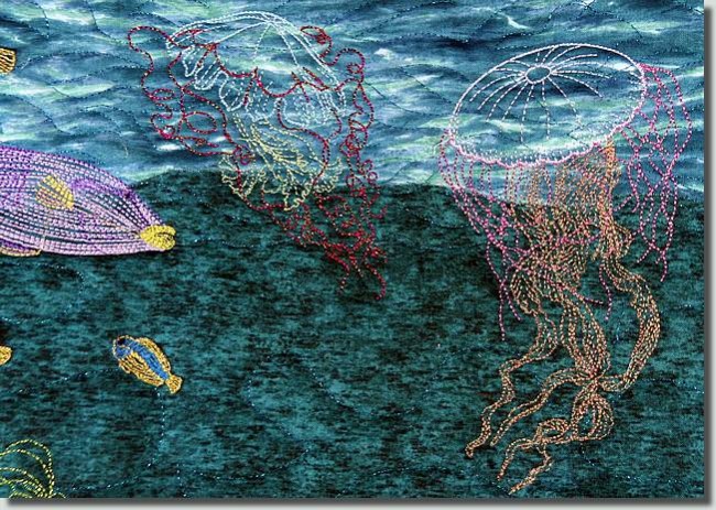 BFC0869 Art Quilt - Undersea Fantasy Design Pack 2