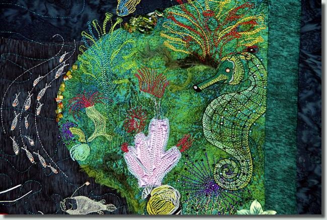 Art Quilt - Undersea Fantasy