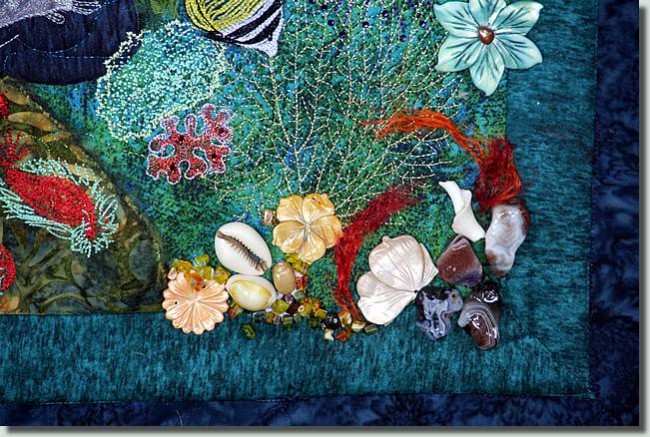Art Quilt - Undersea Fantasy