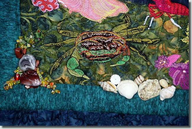 Art Quilt - Undersea Fantasy