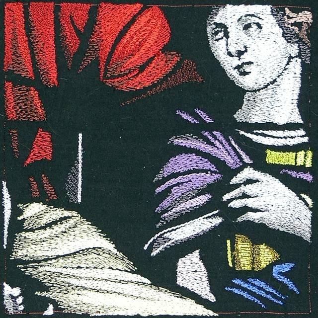 BFC0872 Stained Glass - Christ with Children