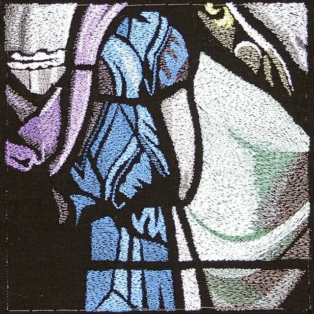 BFC0872 Stained Glass - Christ with Children