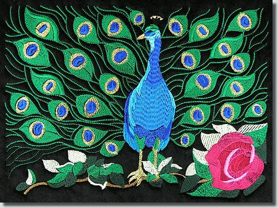 BFC0873 Convertible Handbag Series A Proud Peacock