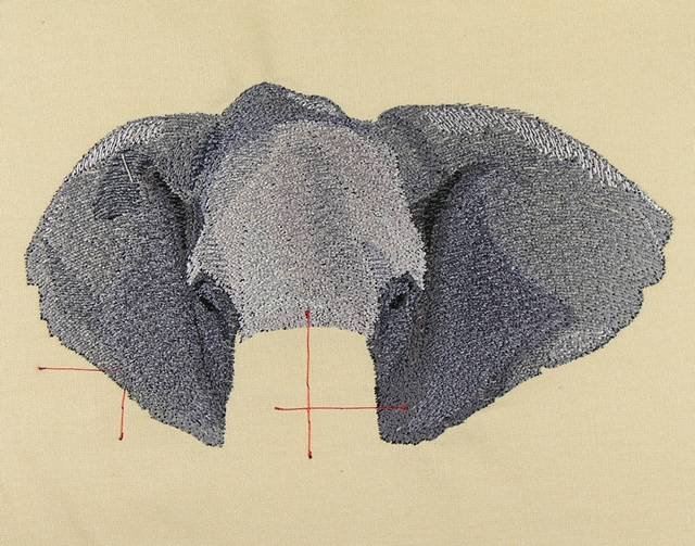 BFC0878 Large Elephant and Child