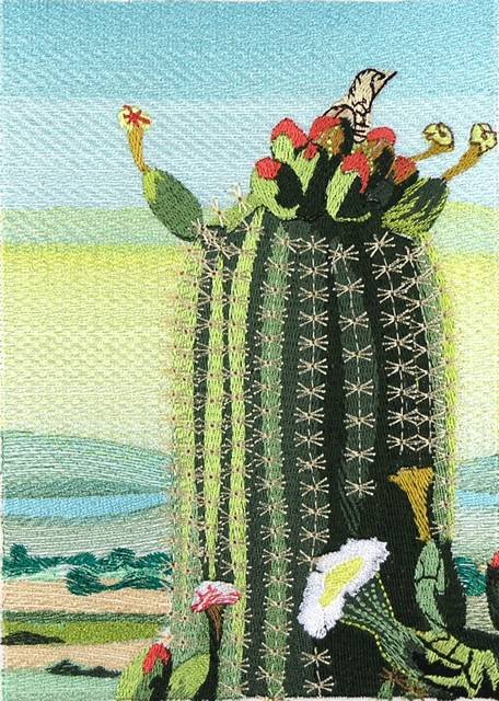 BFC0882 Colors of the West Window Series The Cactus