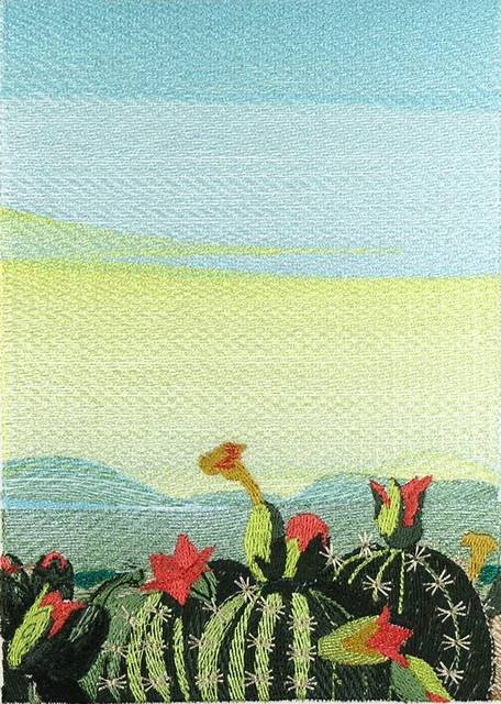 BFC0882 Colors of the West Window Series The Cactus