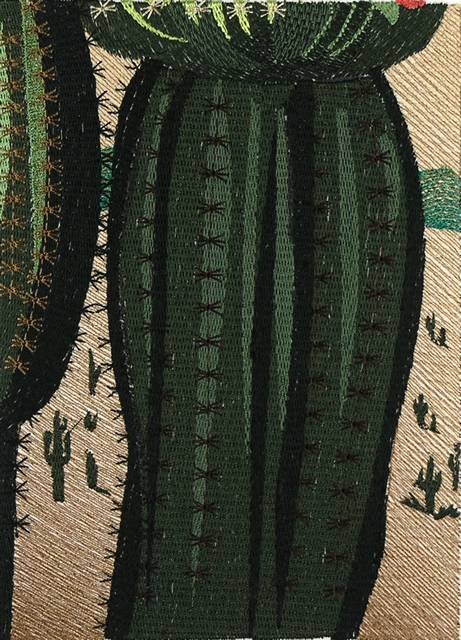 BFC0882 Colors of the West Window Series The Cactus